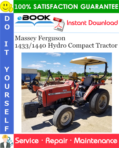 Thumbnail ☆☆ Best ☆☆ Massey Ferguson 1433/1440 Hydro Compact Tractor Service Repair Manual