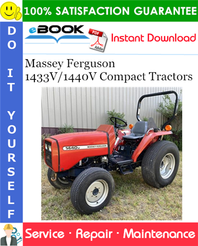 Thumbnail ☆☆ Best ☆☆ Massey Ferguson 1433V/1440V Compact Tractors Service Repair Manual