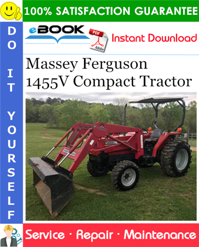 Thumbnail ☆☆ Best ☆☆ Massey Ferguson 1455V Compact Tractor Service Repair Manual