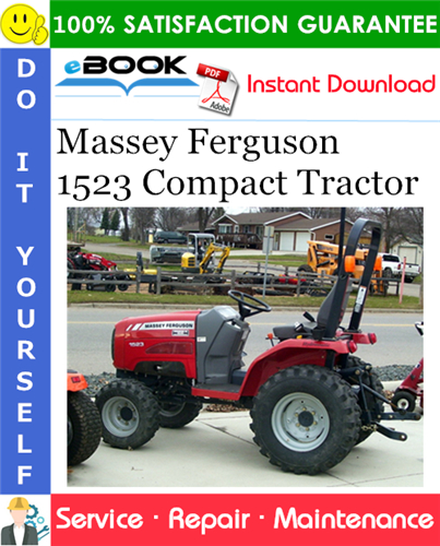 Thumbnail ☆☆ Best ☆☆ Massey Ferguson 1523 Compact Tractor Service Repair Manual