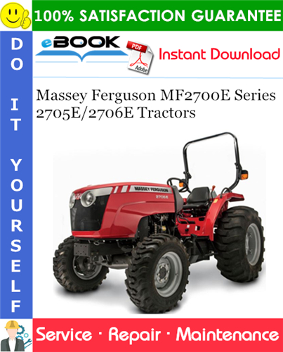 Thumbnail ☆☆ Best ☆☆ Massey Ferguson MF2700E Series 2705E/2706E Tractors Service Repair Manual
