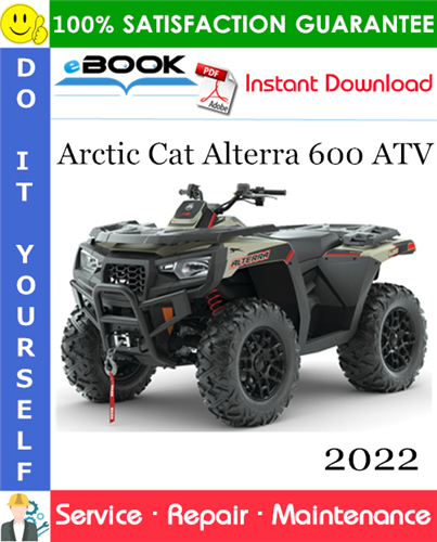 Thumbnail ☆☆ Best ☆☆ 2022 Arctic Cat Alterra 600 ATV Service Repair Manual Thumbnail ☆☆ Best ☆☆ 2022 Arctic Cat Alterra 600 ATV Service Repair Manual