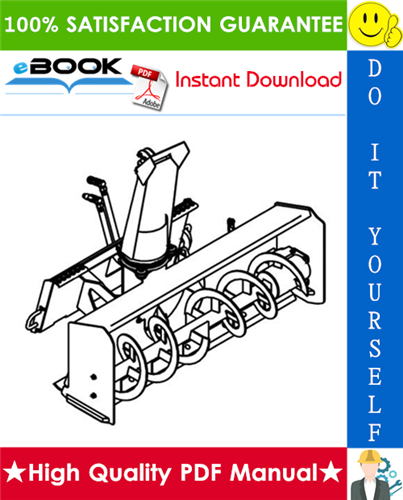 Thumbnail ☆☆ Best ☆☆ Bobcat Snow Blower Model 1412, Model 1812, Model 2118, Model 2418 Service Repair Manual