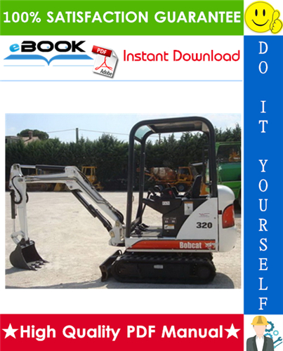 Thumbnail ☆☆ Best ☆☆ Bobcat X320, X322 Excavator Service Repair Manual (S/N: 562313001 & Above, S/N: 517811001 & Above)