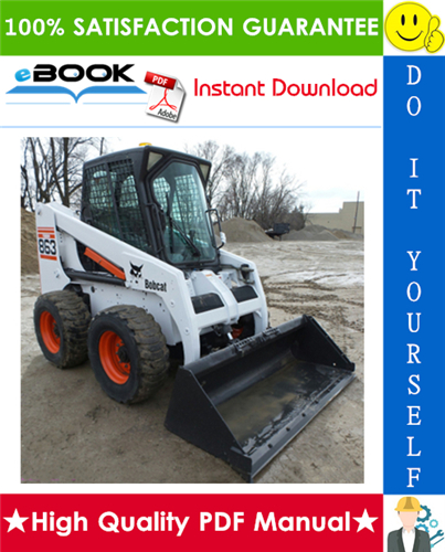 Thumbnail ☆☆ Best ☆☆ Bobcat 863, Turbo 863, 863 High Flow, Turbo 863 High Flow Skid Steer Loader Service Repair Manual + Operation & Maintenance Manual + Wiring/Hydraulic/Hydrostatic