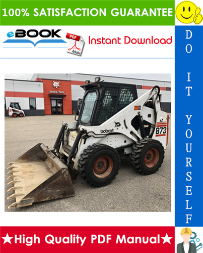 Thumbnail ☆☆ Best ☆☆ Bobcat Turbo 873, Turbo 883 (Includes High Flow) Skid Steer Loader (G Series) Service Repair Manual + Operation & Maintenance Manual + Wiring/Hydraulic/Hydrostat