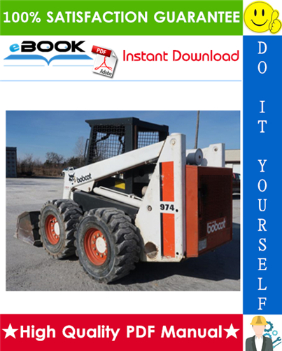 Thumbnail ☆☆ Best ☆☆ Bobcat 974, 975 Skid Steer Loader Service Repair Manual + Operation & Maintenance Manual 