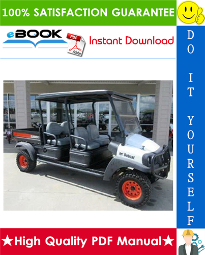 Thumbnail ☆☆ Best ☆☆ Bobcat 2200, 2200S, 2300 Utility Vehicle Service Repair Manual + Operation & Maintenance Manual