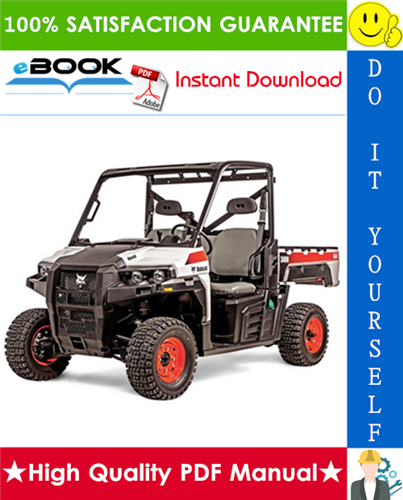 Thumbnail ☆☆ Best ☆☆ Bobcat 3400, 3400XL Utility Vehicle Service Repair Manual + Operation & Maintenance Manual + Wiring Schematic