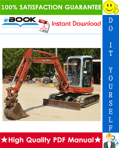 Thumbnail ☆☆ Best ☆☆ Ditch Witch MX45 Mini Excavator Operation & Maintenance Manual
