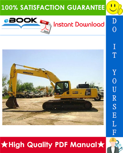 Thumbnail ☆☆ Best ☆☆ Komatsu PC400LC-6LM, PC400HD-6LM Hydraulic Excavator Operation & Maintenance Manual (Serial Number: A85001 and up)
