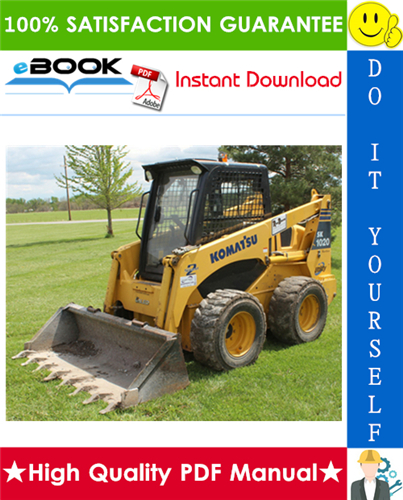 Thumbnail ☆☆ Best ☆☆ Komatsu SK1020-5NA, SK1020-5N Skid Steer Loader Operation & Maintenance Manual