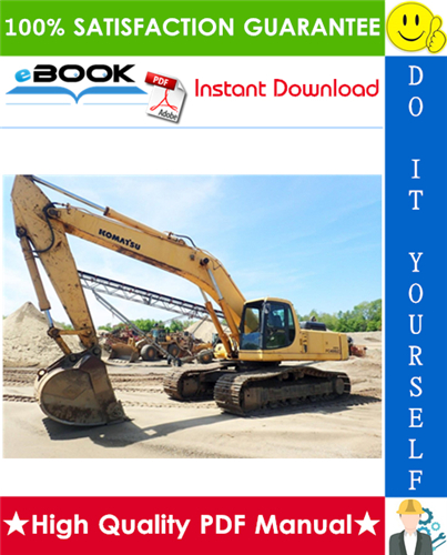Thumbnail ☆☆ Best ☆☆ Komatsu PC400-5, PC400LC-5, PC400-5 Mighty, PC400LC-5 Mighty, PC400HD-5 Hydraulic Excavator Operation & Maintenance Manual