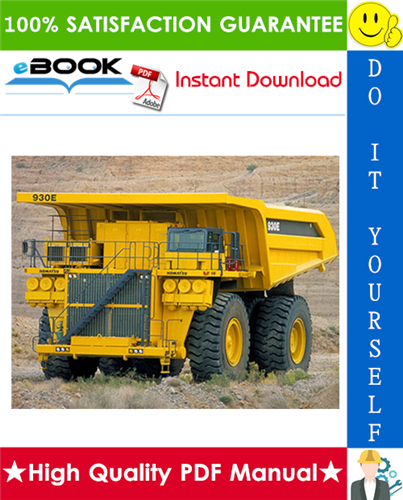 Thumbnail ☆☆ Best ☆☆ Komatsu 930E-4 Dump Truck Operation & Maintenance Manual (Serial Number: A30693 and UP)