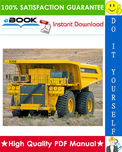 Thumbnail ☆☆ Best ☆☆ Komatsu 930E-4 Dump Truck Operation & Maintenance Manual (Serial Number: A30693 and up) Thumbnail ☆☆ Best ☆☆ Komatsu 930E-4 Dump Truck Operation & Maintenance Manual (Serial Number: A30693 and up)