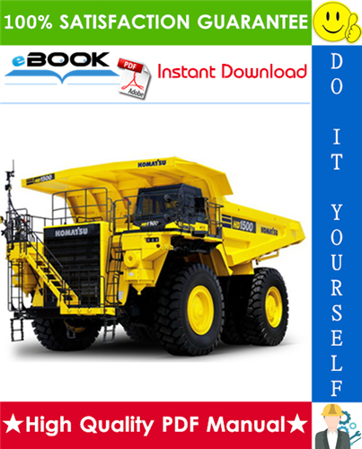 Thumbnail ☆☆ Best ☆☆ Komatsu HD1500-5 Dump Truck Field Assembly Manual (Serial Number: A30039 & UP)