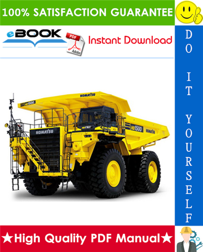 Thumbnail ☆☆ Best ☆☆ Komatsu HD1500-7 Dump Truck Field Assembly Manual (Serial Number: A30001 & UP)