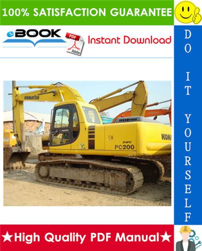 Thumbnail ☆☆ Best ☆☆ Komatsu PC200-6, PC200LC-6, PC210LC-6, PC220LC-6, PC250LC-6 Hydraulic Excavator Service Repair Manual (Serial Number: A82001 and up)