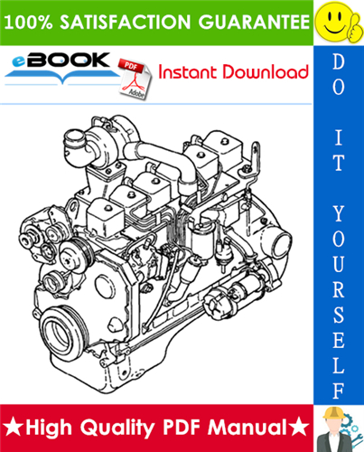 Thumbnail ☆☆ Best ☆☆ Komatsu KDC 410 & 610 Series Engine (1991 Model) Troubleshooting and Repair Manual