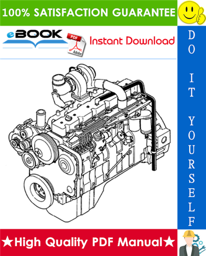 Thumbnail ☆☆ Best ☆☆ Komatsu KDC 614 Series Engine (1991 Model) Troubleshooting and Repair Manual