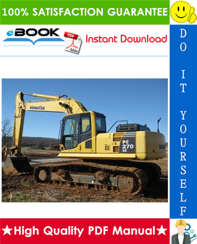 Thumbnail ☆☆ Best ☆☆ Komatsu PC270LC-7L GALEO Hydraulic Excavator Service Repair Manual (Serial Number: A86001 and UP)