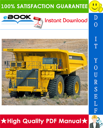 Thumbnail ☆☆ Best ☆☆ Komatsu 930E-2 Dump Truck Service Repair Manual (Serial Number: A30181 thru A30223)