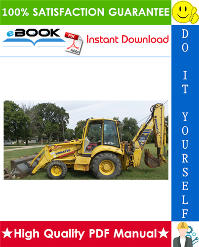 Thumbnail ☆☆ Best ☆☆ Komatsu WB140PS-2, WB150PS-2 Power-Shift Backhoe Loader Transmission (Model: TLB2 4WD 4WS/2WS PS) Service Repair Manual