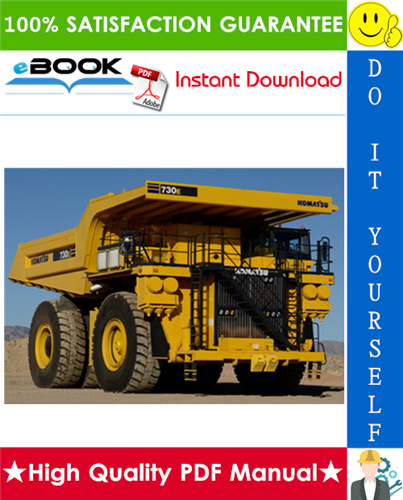 Thumbnail ☆☆ Best ☆☆ Komatsu 730E Dump Truck Service Repair Manual (Serial Number: A30260 - A30298)