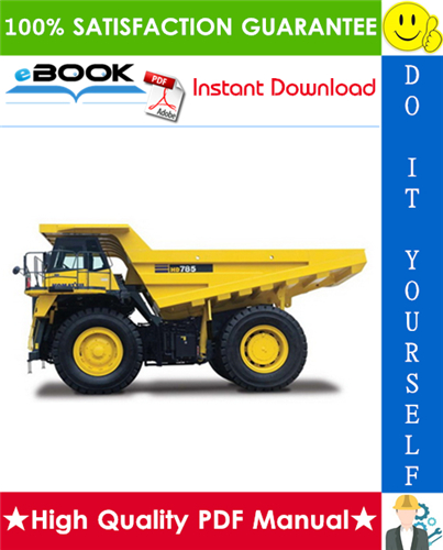 Thumbnail ☆☆ Best ☆☆ Komatsu HD785-5LC Dump Truck Service Repair Manual (Serial Number: A10316 & UP)