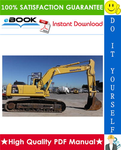 Thumbnail ☆☆ Best ☆☆ Komatsu PC270LL-7L Logging Excavator Service Repair Manual (Serial Number: A86001 and UP)