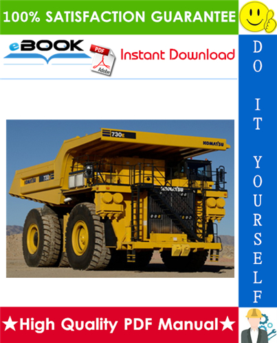 Thumbnail ☆☆ Best ☆☆ Komatsu 730E Dump Truck Service Repair Manual (Serial Number: A30427 & UP)