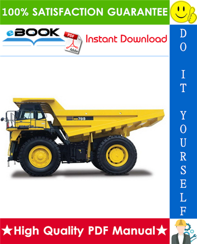 Thumbnail ☆☆ Best ☆☆ Komatsu HD785-7 Dump Truck Service Repair Manual (Serial Number: A10001 and UP)