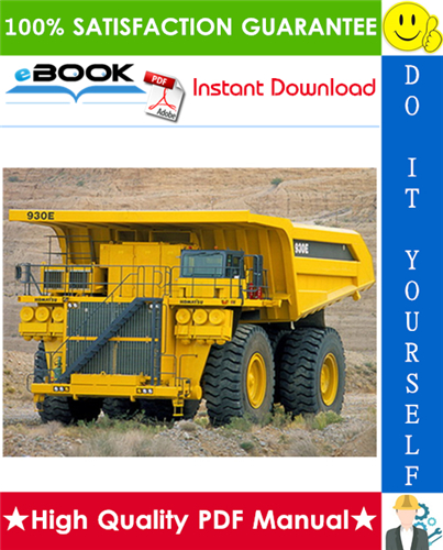 Thumbnail ☆☆ Best ☆☆ Komatsu 930E-4 Dump Truck Service Repair Manual (Serial Number: A30693 and UP)