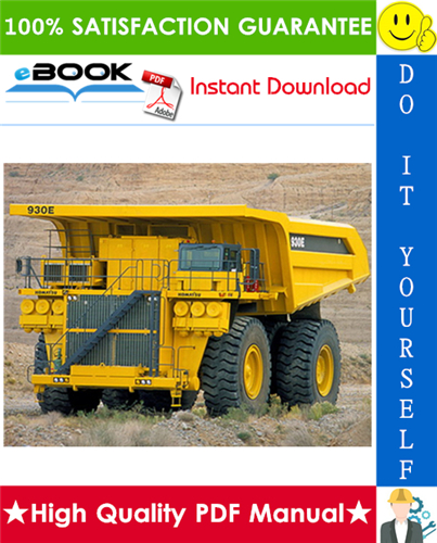 Thumbnail ☆☆ Best ☆☆ Komatsu 930E-4 Dump Truck Service Repair Manual (Serial Number: A30693 - A30748 Tier II)