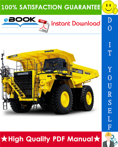 Thumbnail ☆☆ Best ☆☆ Komatsu HD1500-7 Dump Truck Service Repair Manual (Serial Number: A30049 - A30108)
