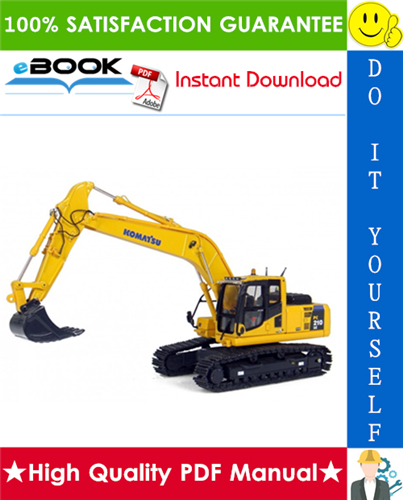 Thumbnail ☆☆ Best ☆☆ Komatsu PC210-6K, PC210LC-6K, PC240LC-6K, PC240NLC-6K Hydraulic Excavator Operation & Maintenance Manual (Serial Number: K34001 and UP)