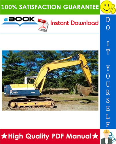 Thumbnail ☆☆ Best ☆☆ Komatsu PC150-6K, PC150LC-6K Hydraulic Excavator Operation & Maintenance Manual (Serial Number: K30001 and up)