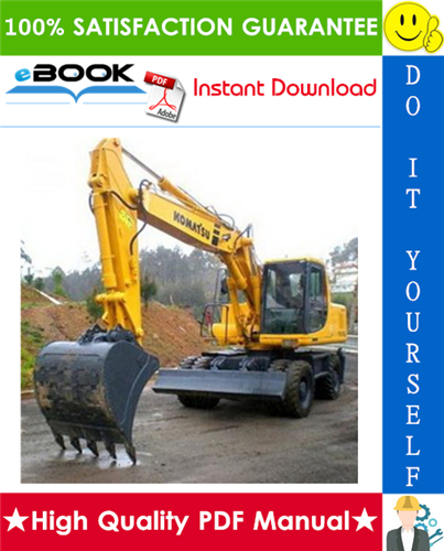 Thumbnail ☆☆ Best ☆☆ Komatsu PW170ES-6 Wheeled Excavator Operation & Maintenance Manual (Serial Number: K30001 and up)