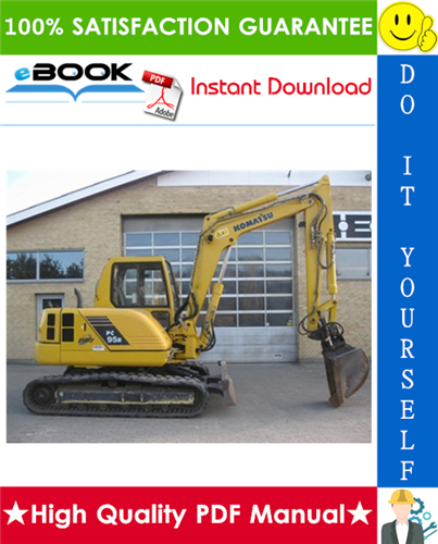 Thumbnail ☆☆ Best ☆☆ Komatsu PC95-1 Hydraulic Excavator Operation & Maintenance Manual (Serial Number: 5001617 and up)