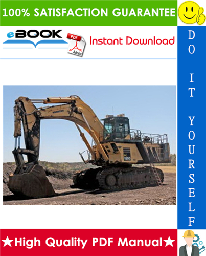 Thumbnail ☆☆ Best ☆☆ Komatsu PC1800-6 Hydraulic Excavator Field Assembly Manual (Serial Number: 10011,11002 and up)