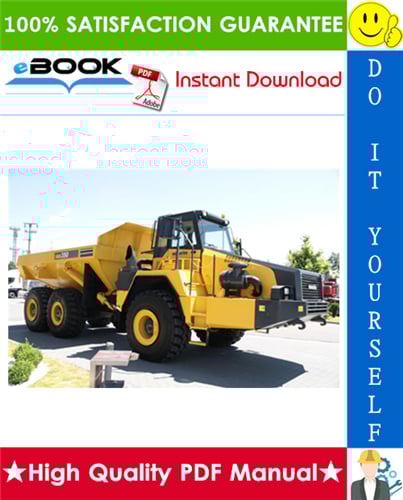 Thumbnail ☆☆ Best ☆☆ Komatsu HM350-1 Articulated Dump Truck Field Assembly Manual (Serial Number: 1001 and up)