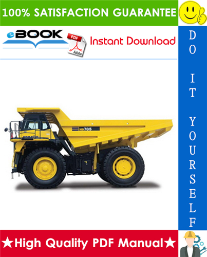 Thumbnail ☆☆ Best ☆☆ Komatsu HD785-5 Dump Truck Field Assembly Manual (Serial Number: 4001 and up)