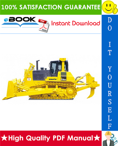 Thumbnail ☆☆ Best ☆☆ Komatsu D275A-5, D275AX-5 Bulldozer Field Assembly Manual