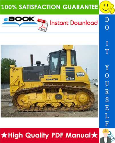 Thumbnail ☆☆ Best ☆☆ Komatsu D275AX-5E0 Bulldozer Field Assembly Manual (Serial Number: 30001 and up)