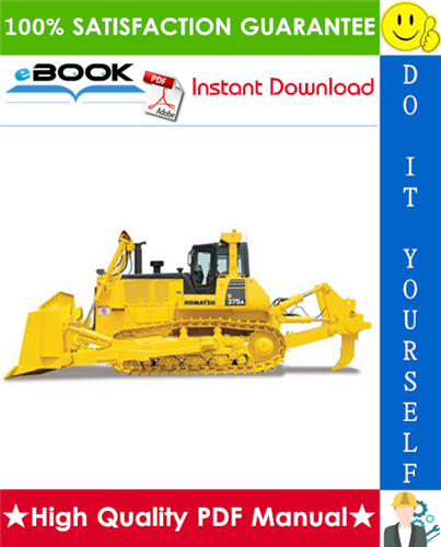 Thumbnail ☆☆ Best ☆☆ Komatsu D375A-5E0 Bulldozer Field Assembly Manual (Serial Number: 50001 and up)