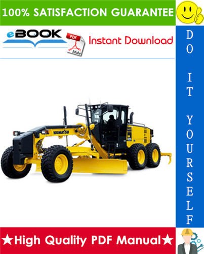 Thumbnail ☆☆ Best ☆☆ Komatsu GD555-3C Motor Grader Operation & Maintenance Manual (Serial Number: B10001 and up)