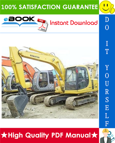 Thumbnail ☆☆ Best ☆☆ Komatsu PC100-6 Hydraulic Excavator Operation & Maintenance Manual (Serial Number: J20001 and up)