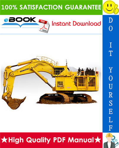 Thumbnail ☆☆ Best ☆☆ Komatsu PC5500-6 Hydraulic Mining Shovel Operation & Maintenance Manual (Serial Number: 15052 and up)