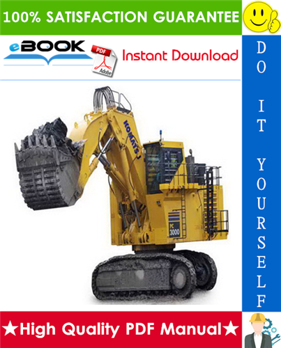 Thumbnail ☆☆ Best ☆☆ Komatsu PC3000-1 Hydraulic Mining Shovel Operation & Maintenance Manual (Serial Number: 6182)