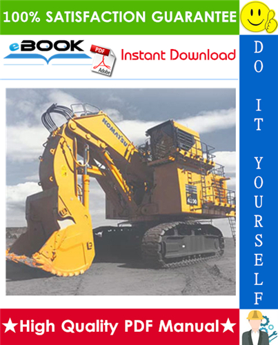 Thumbnail ☆☆ Best ☆☆ Komatsu PC4000-6 Hydraulic Mining Shovel Operation & Maintenance Manual (Serial Number: 8170)